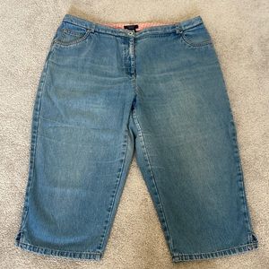UEC Westbound Crop Jeans light blue denim, Size 18